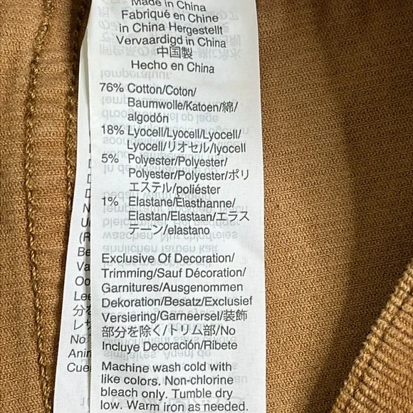 Madewell Cali Demi Boot Tan Corduroy Button-Fly Pants, size 25 - Picture 11 of 17